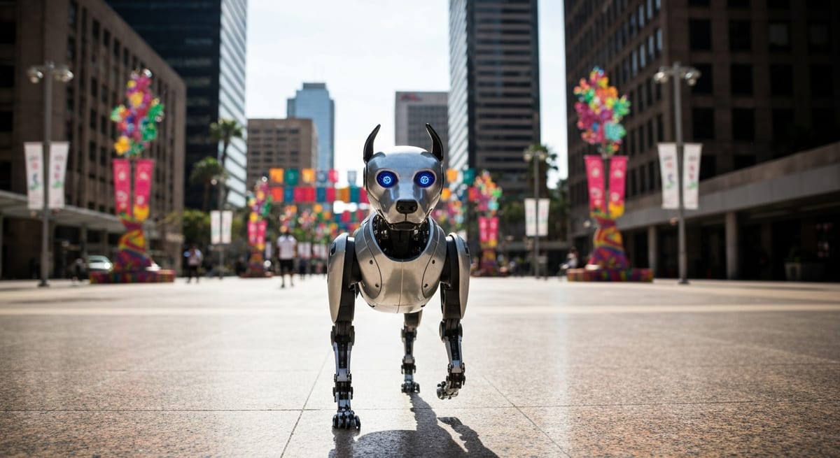 Seguridad en Guadalupe 2026 Logística y patrullaje de robots K9-X en las zonas peatonales de Guadalupe, Nuevo León