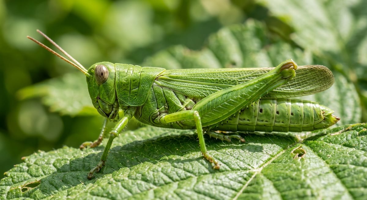 Anatomía básica del insecto Anatomía de un saltamontes mostrando las partes del cuerpo de un insecto